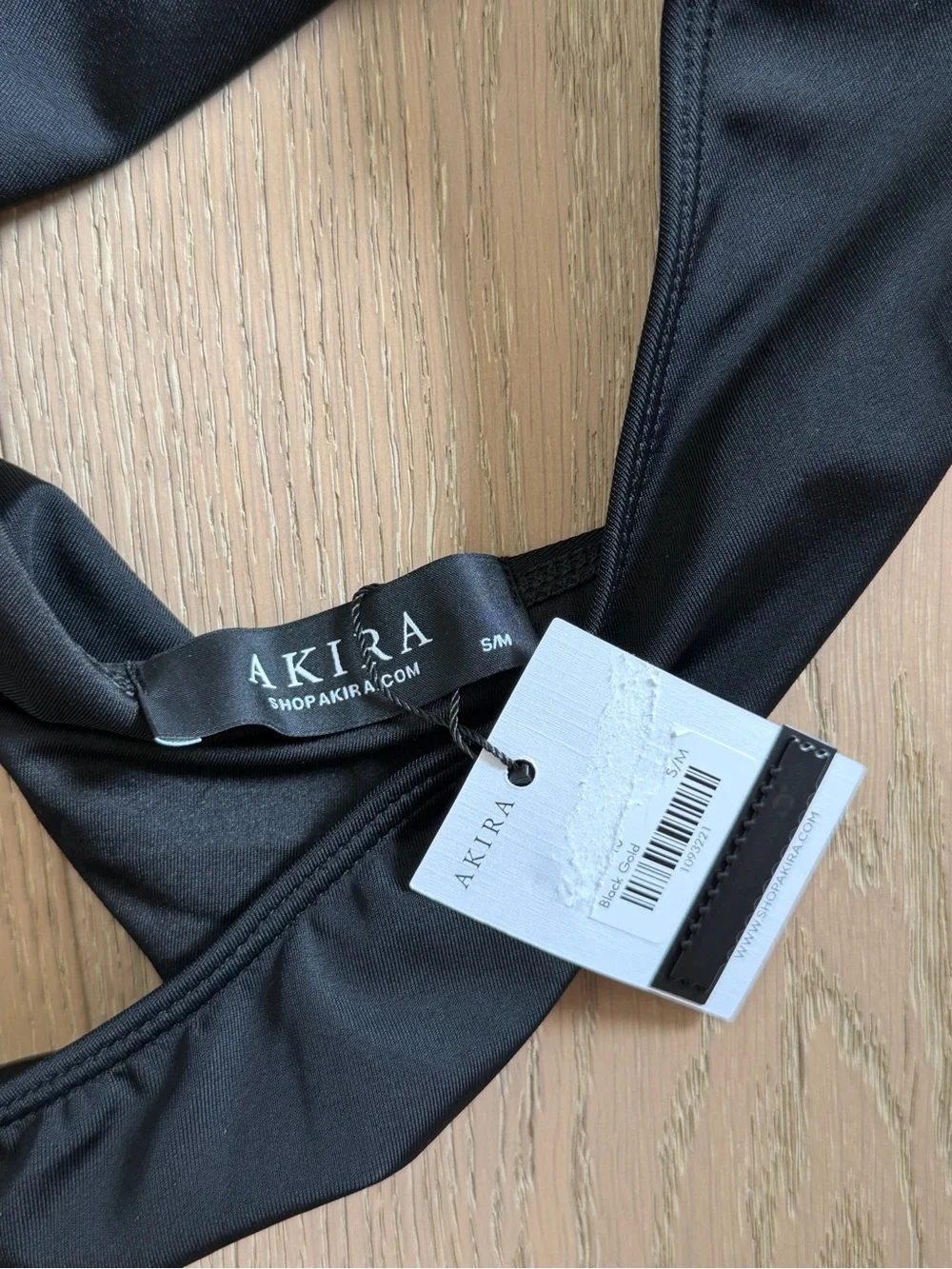 AKIRA TO THE YACHT Black One Piece Swimsuit